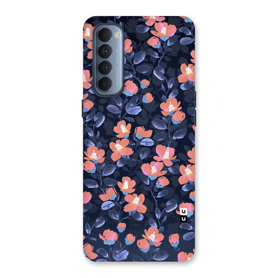 Tiny Peach Flowers Back Case for Reno4 Pro