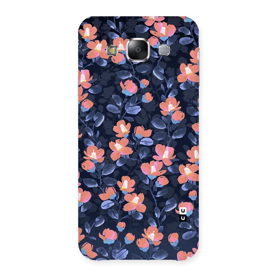 Tiny Peach Flowers Back Case for Samsung Galaxy E5