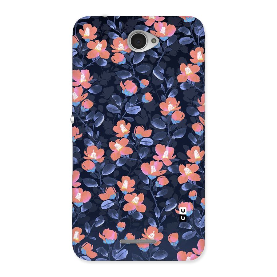 Tiny Peach Flowers Back Case for Sony Xperia E4