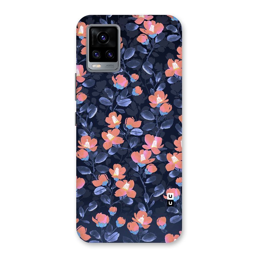 Tiny Peach Flowers Back Case for Vivo V20