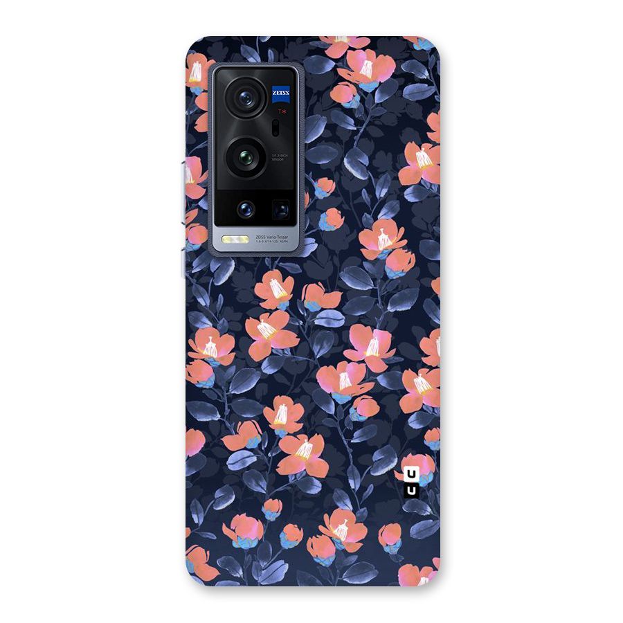 Tiny Peach Flowers Back Case for Vivo X60 Pro Plus