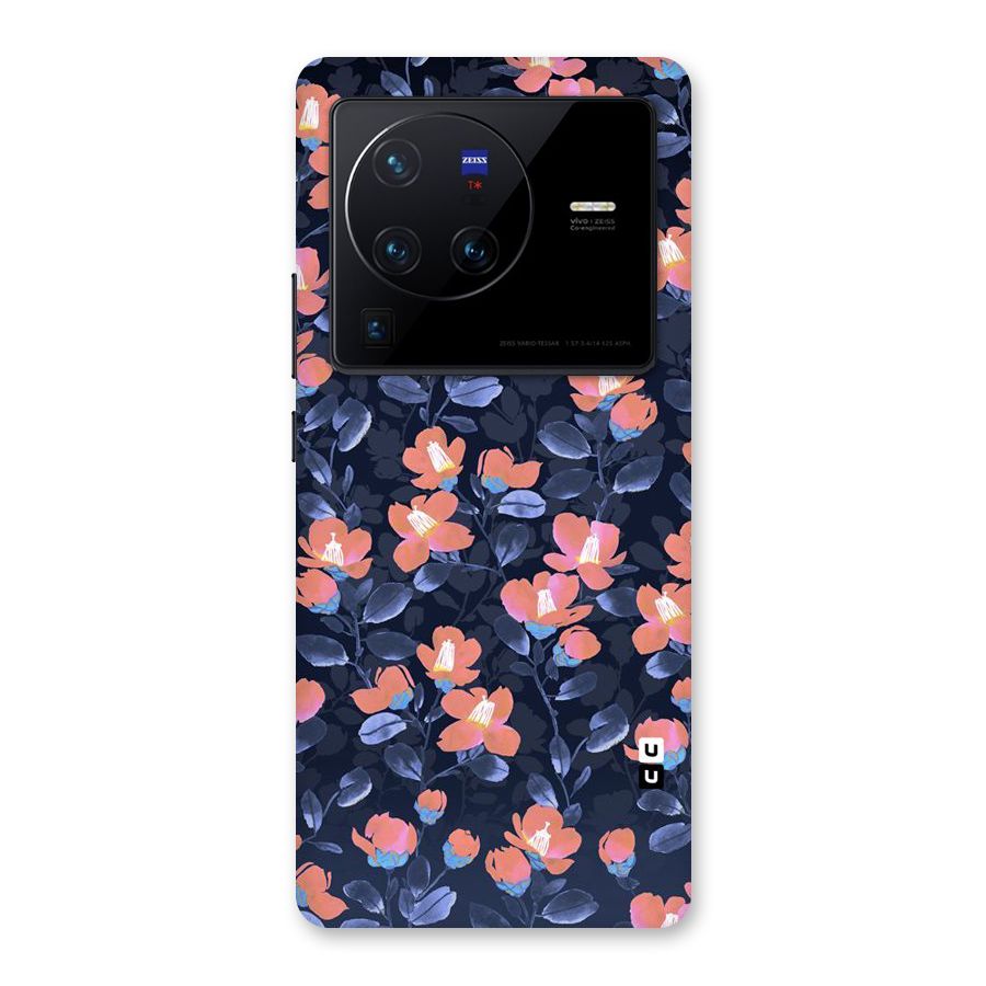 Tiny Peach Flowers Back Case for Vivo X80 Pro