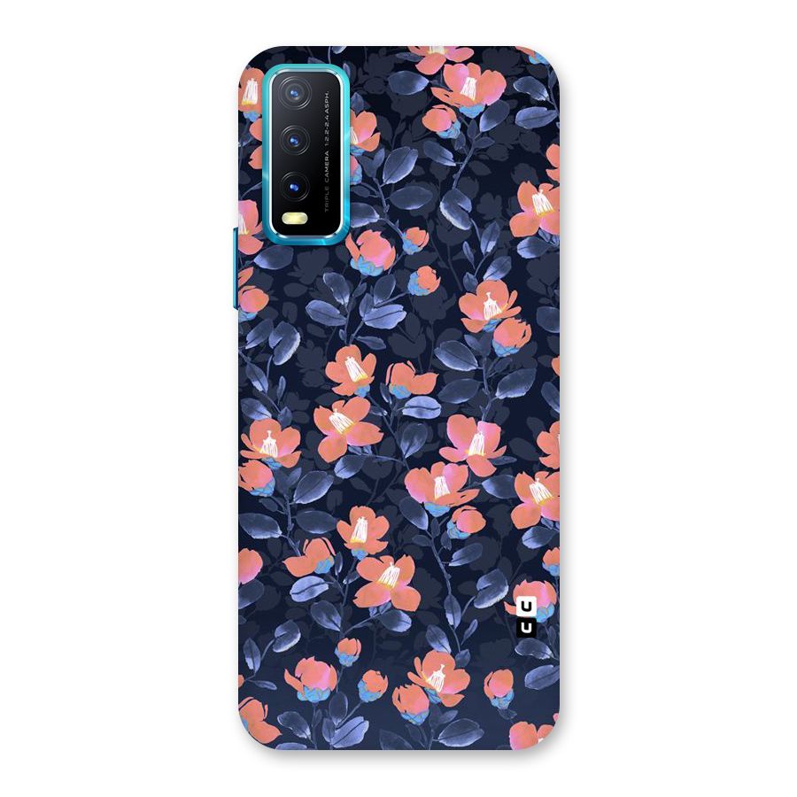 Tiny Peach Flowers Back Case for Vivo Y20