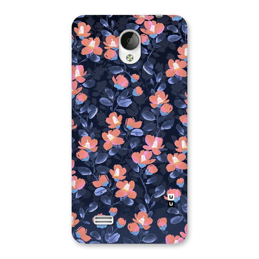 Tiny Peach Flowers Back Case for Vivo Y21