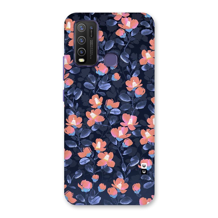Tiny Peach Flowers Back Case for Vivo Y30