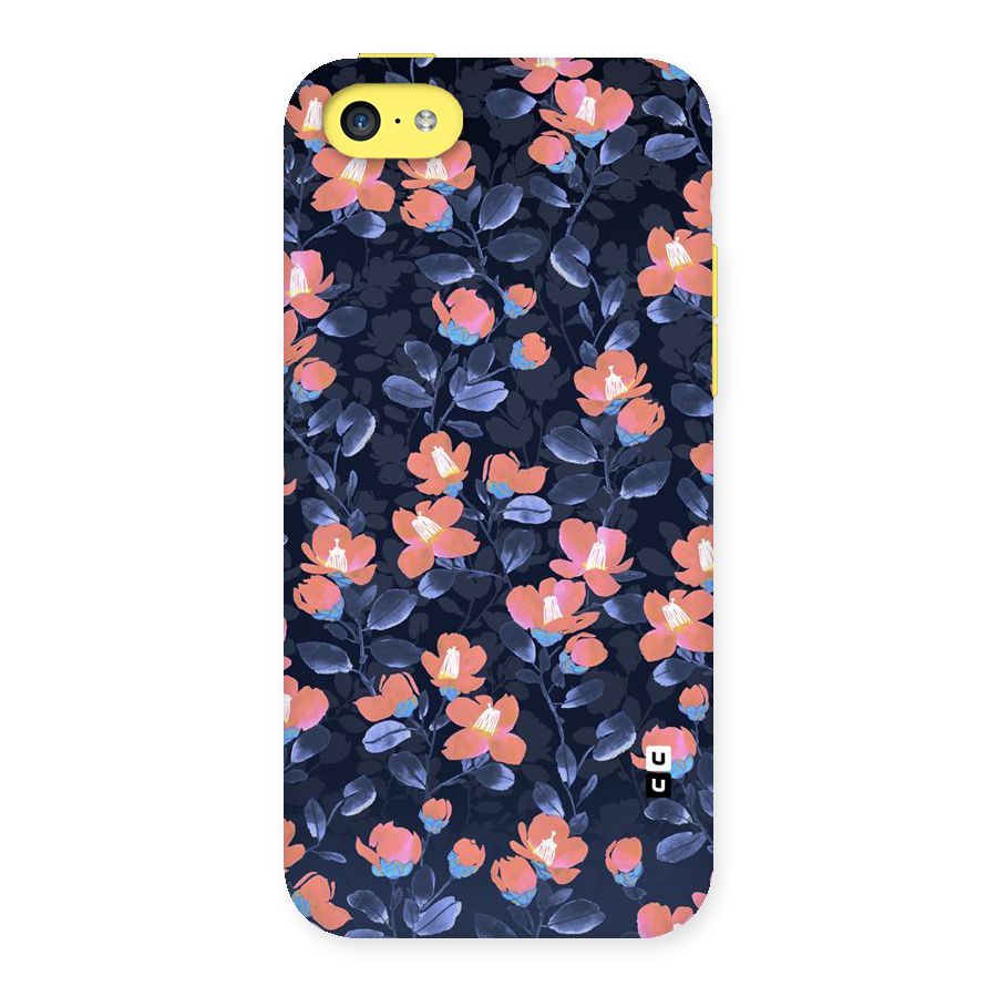 Tiny Peach Flowers Back Case for iPhone 5C