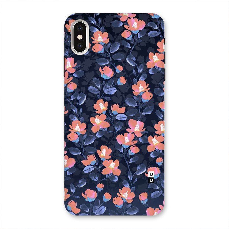 Tiny Peach Flowers Back Case for iPhone XS Max
