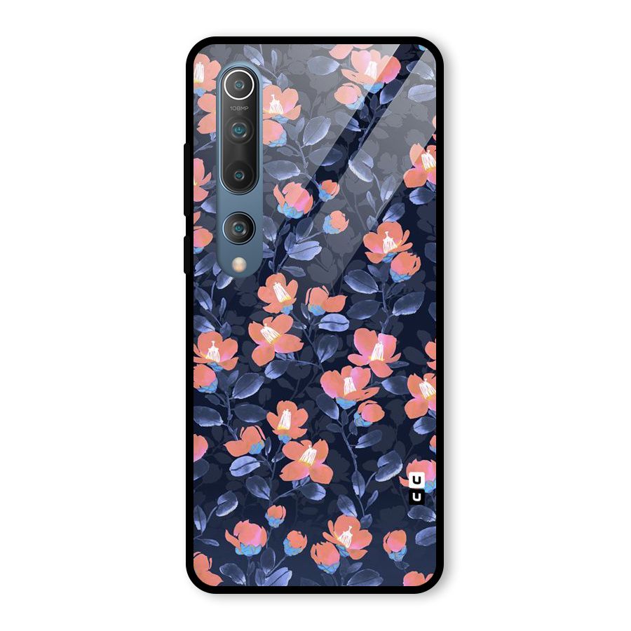Tiny Peach Flowers Glass Back Case for Mi 10