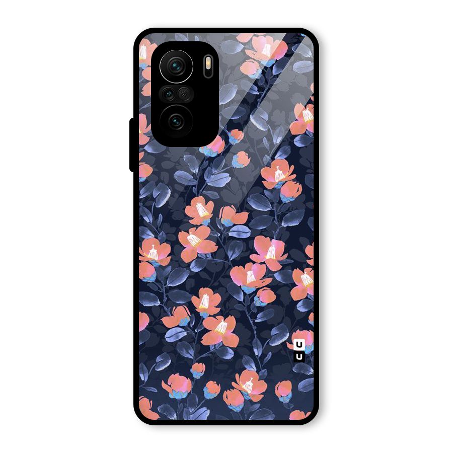 Tiny Peach Flowers Glass Back Case for Mi 11X Pro