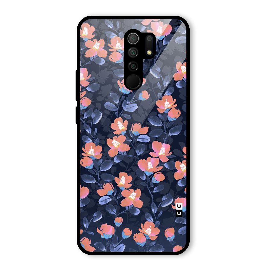Tiny Peach Flowers Glass Back Case for Poco M2
