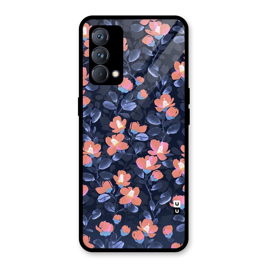 Tiny Peach Flowers Glass Back Case for Realme GT Master Edition
