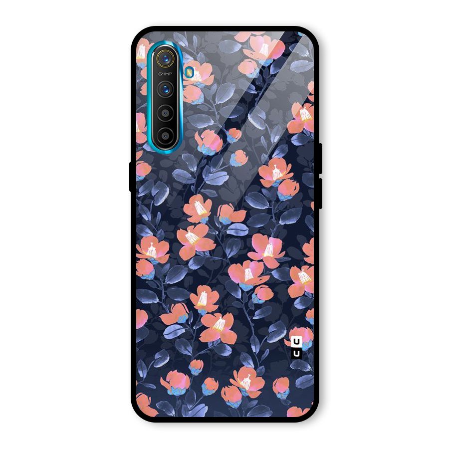 Tiny Peach Flowers Glass Back Case for Realme X2