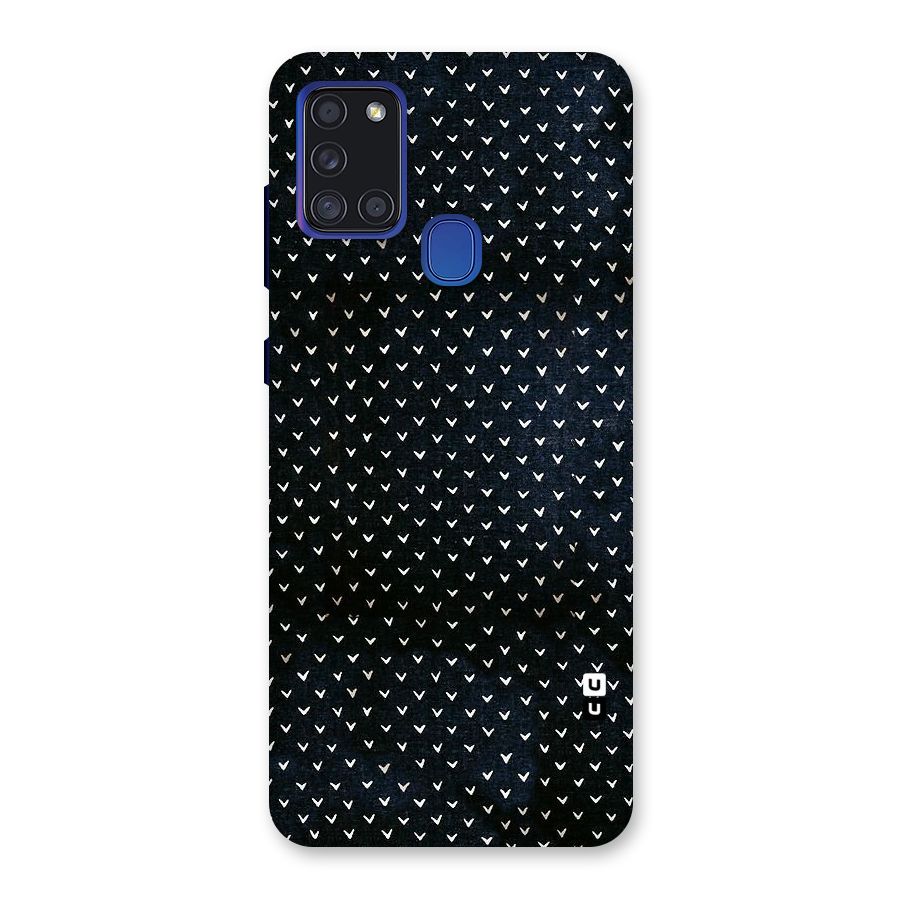 Tiny White Hearts Back Case for Galaxy A21s