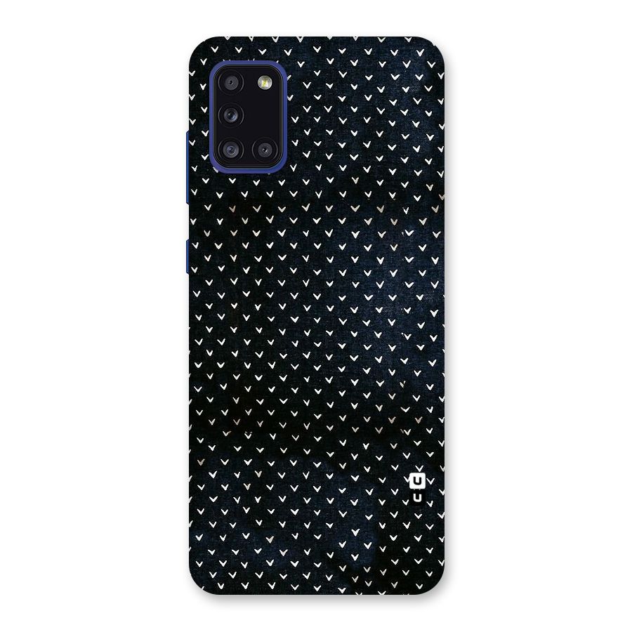 Tiny White Hearts Back Case for Galaxy A31