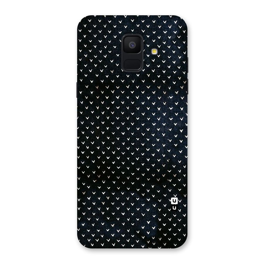 Tiny White Hearts Back Case for Galaxy A6 (2018)