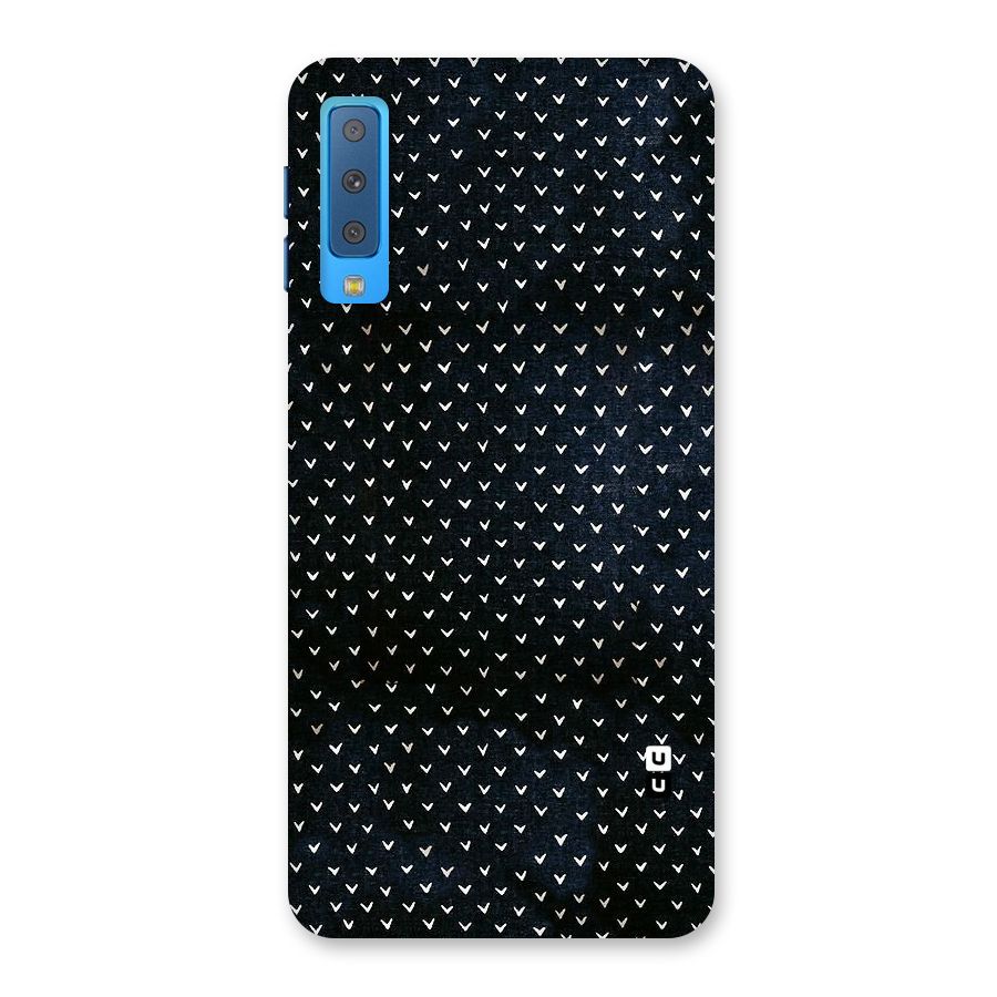 Tiny White Hearts Back Case for Galaxy A7 (2018)