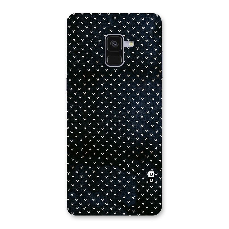 Tiny White Hearts Back Case for Galaxy A8 Plus