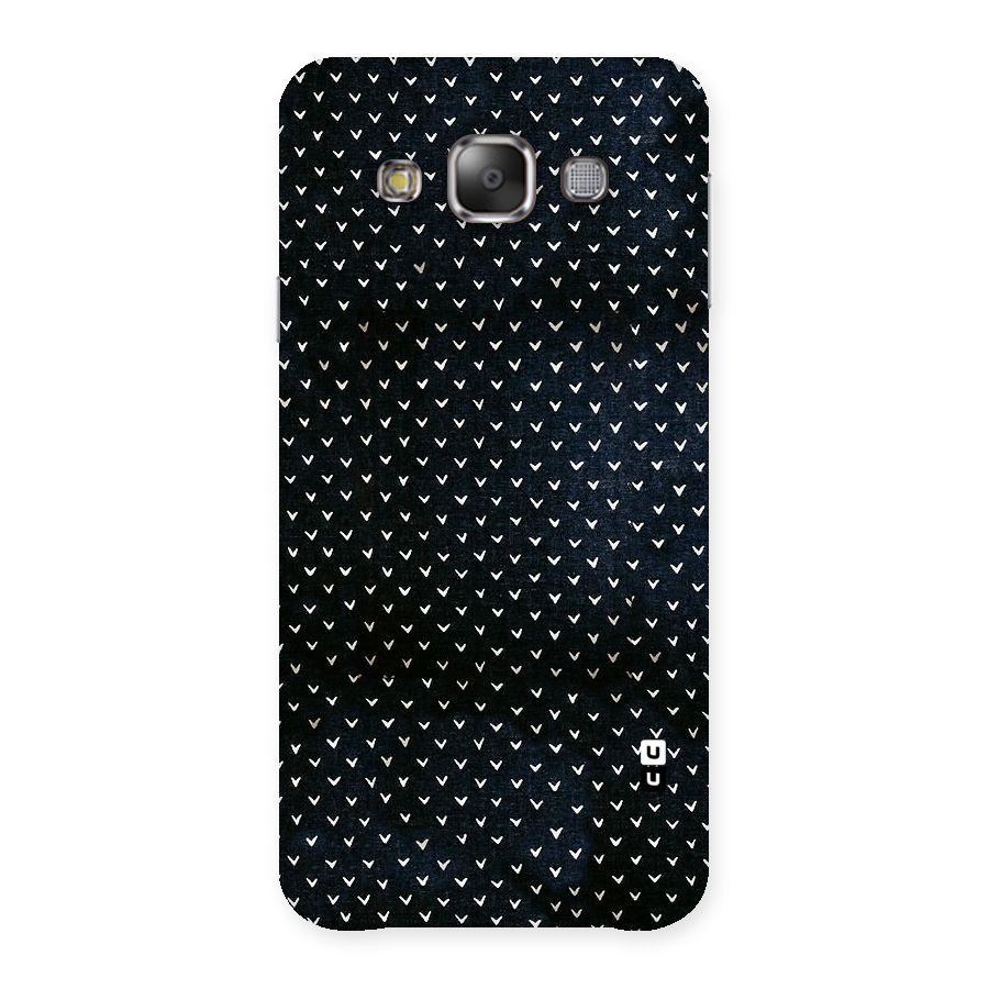 Tiny White Hearts Back Case for Galaxy E7