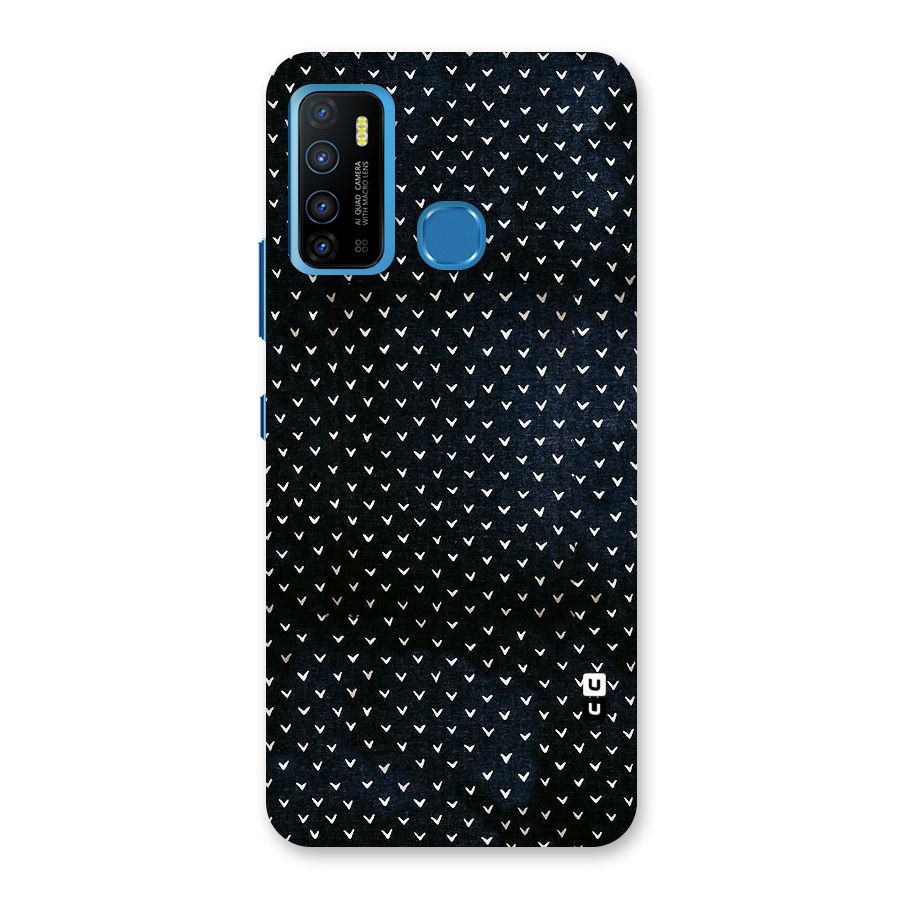 Tiny White Hearts Back Case for Infinix Hot 9