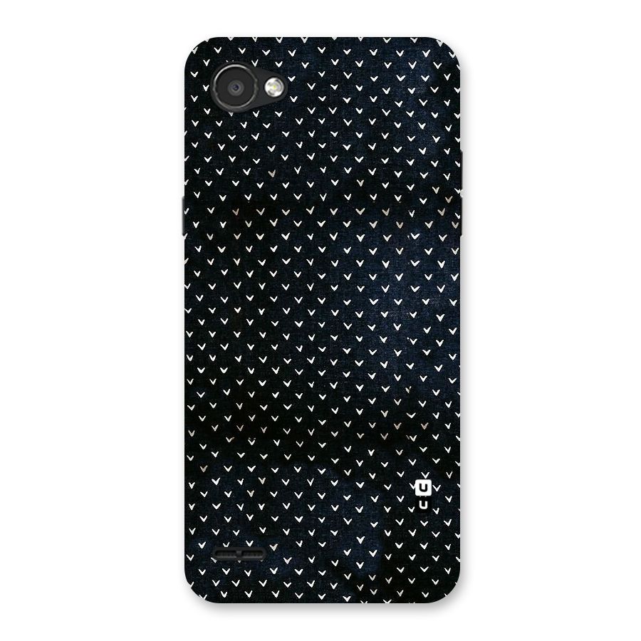 Tiny White Hearts Back Case for LG Q6