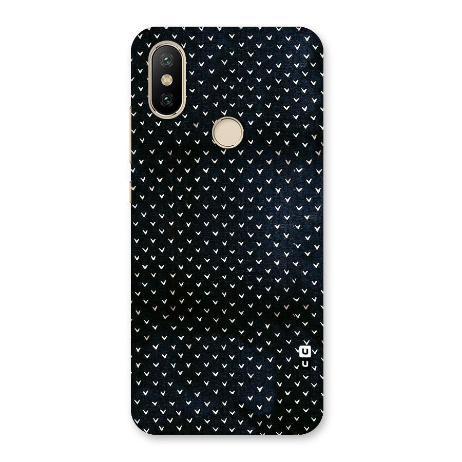 Tiny White Hearts Back Case for Mi A2