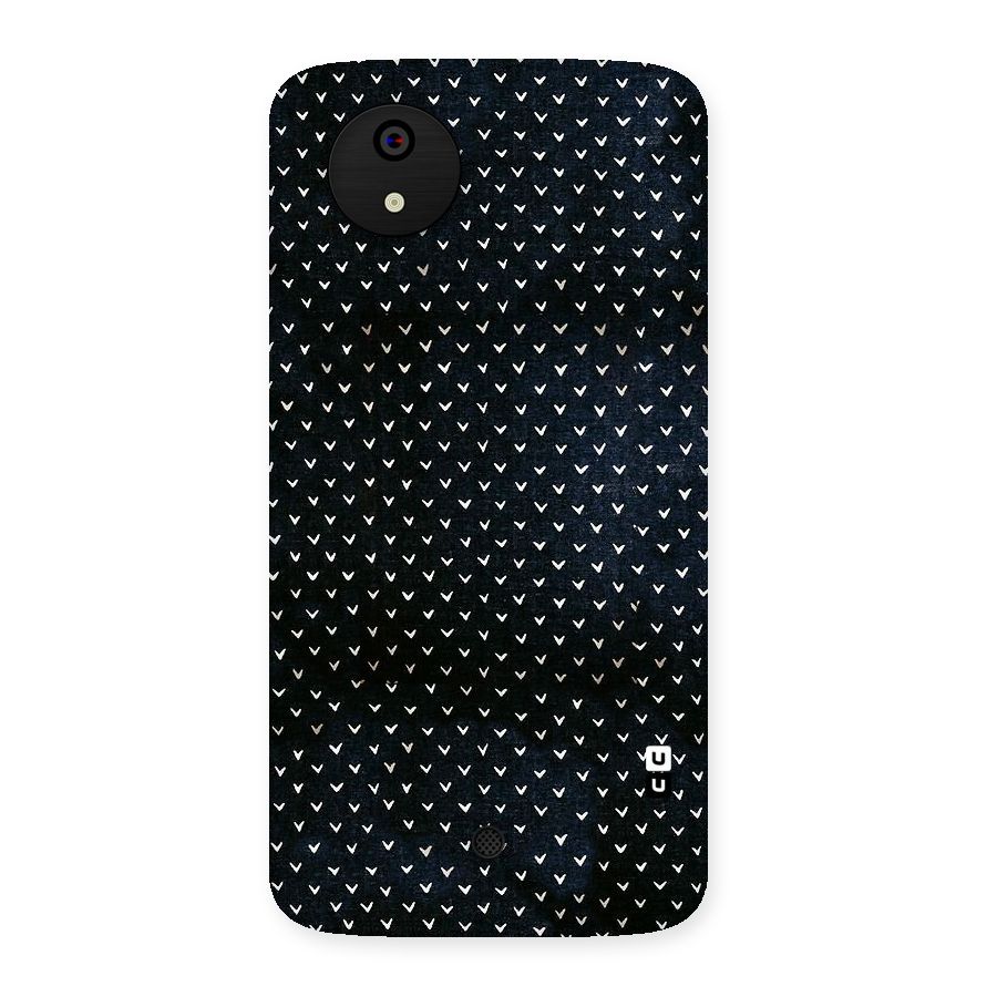 Tiny White Hearts Back Case for Micromax Canvas A1