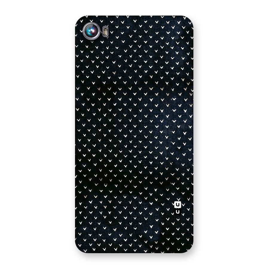 Tiny White Hearts Back Case for Micromax Canvas Fire 4 A107