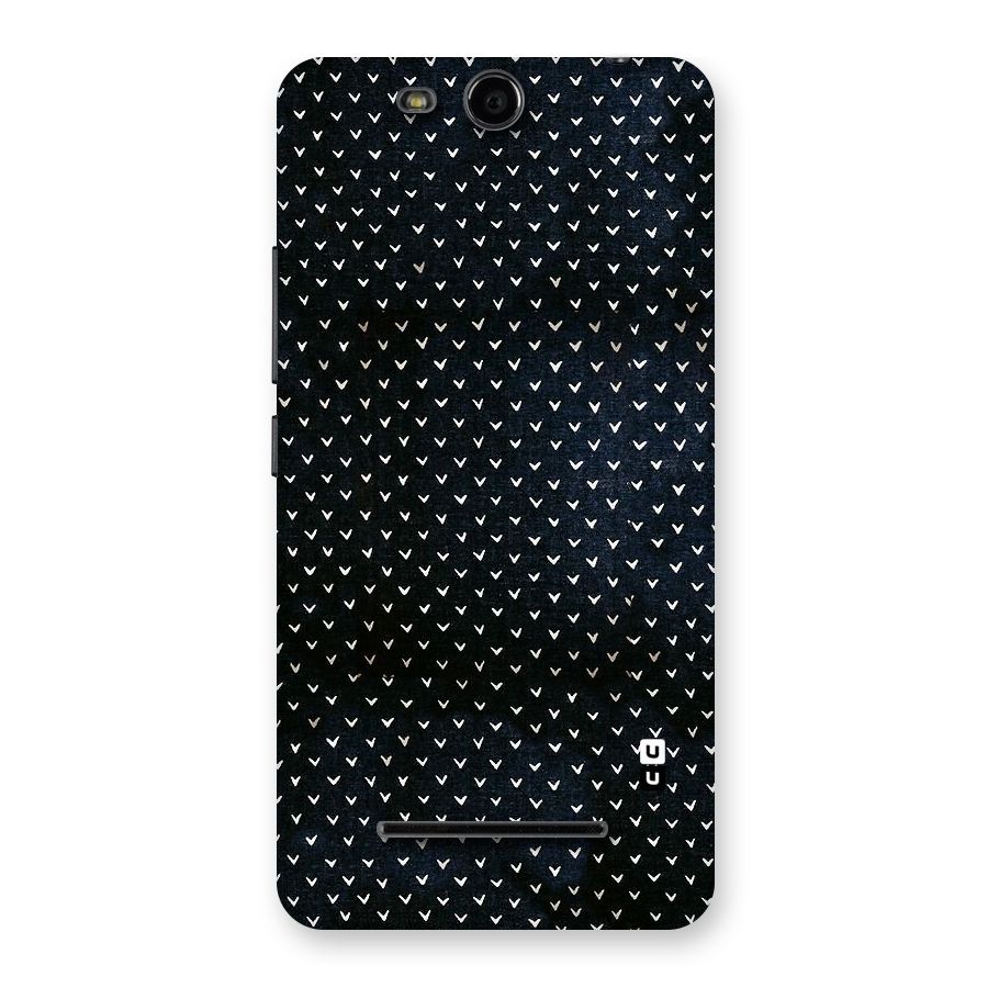 Tiny White Hearts Back Case for Micromax Canvas Juice 3 Q392