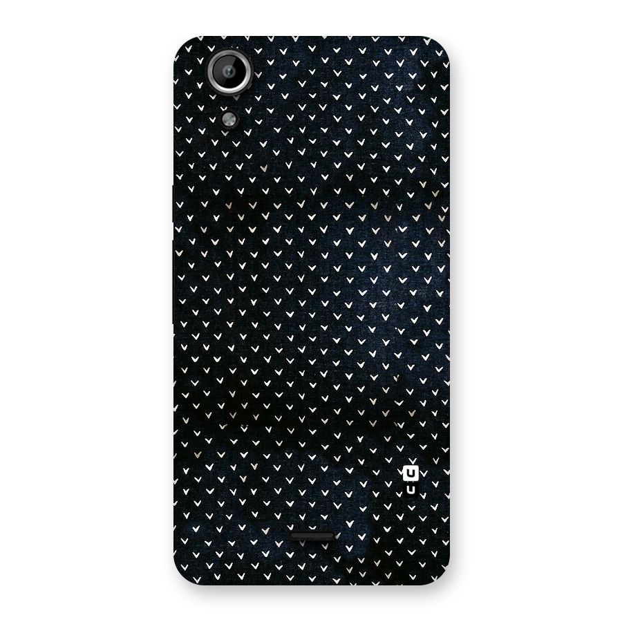 Tiny White Hearts Back Case for Micromax Canvas Selfie Lens Q345