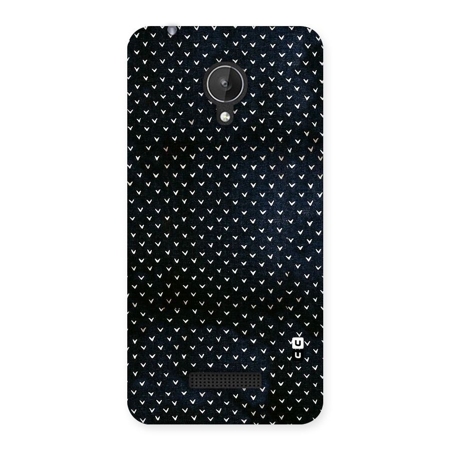 Tiny White Hearts Back Case for Micromax Canvas Spark Q380