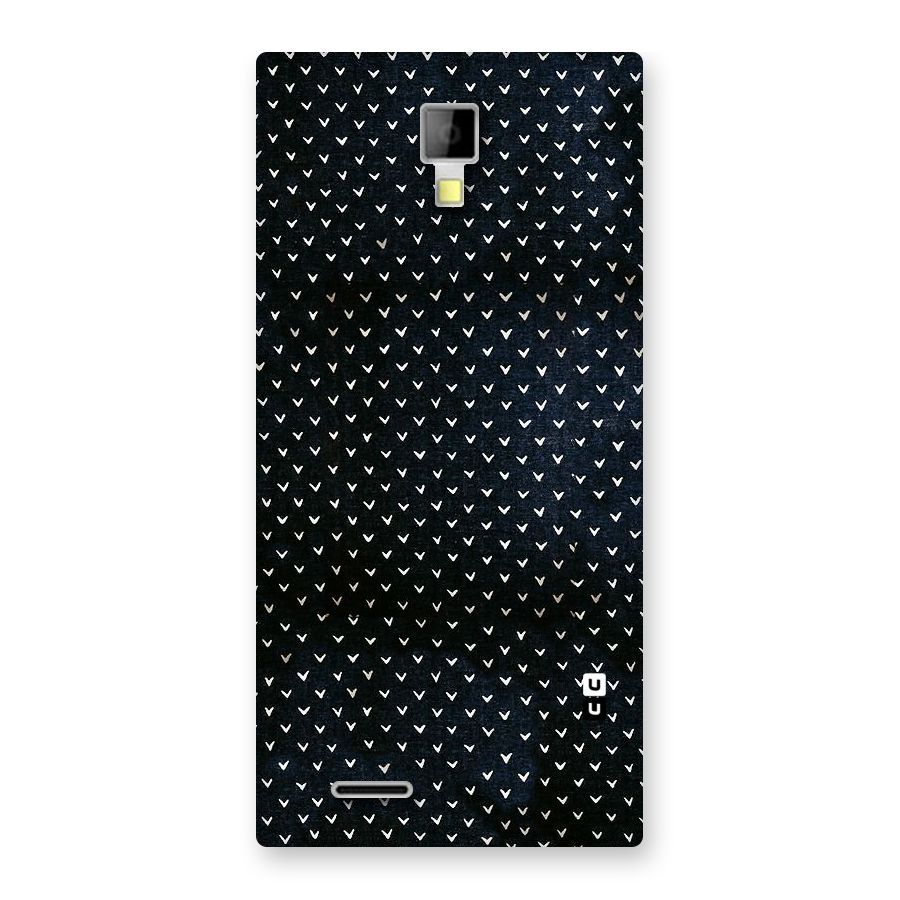 Tiny White Hearts Back Case for Micromax Canvas Xpress A99