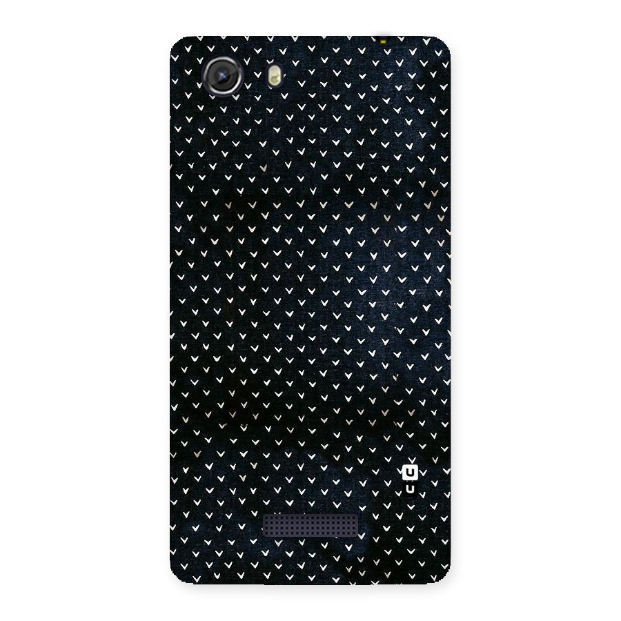 Tiny White Hearts Back Case for Micromax Unite 3