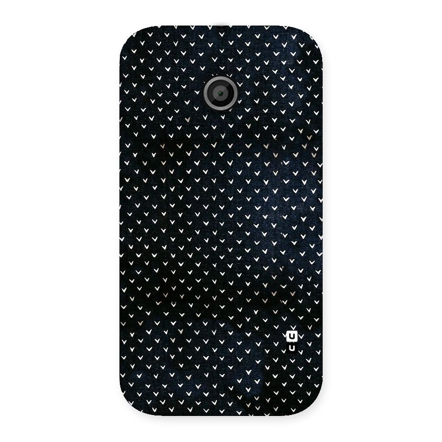 Tiny White Hearts Back Case for Moto E