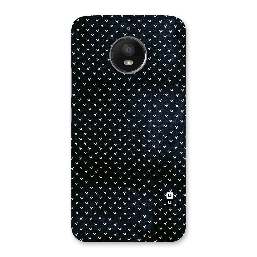 Tiny White Hearts Back Case for Moto E4 Plus