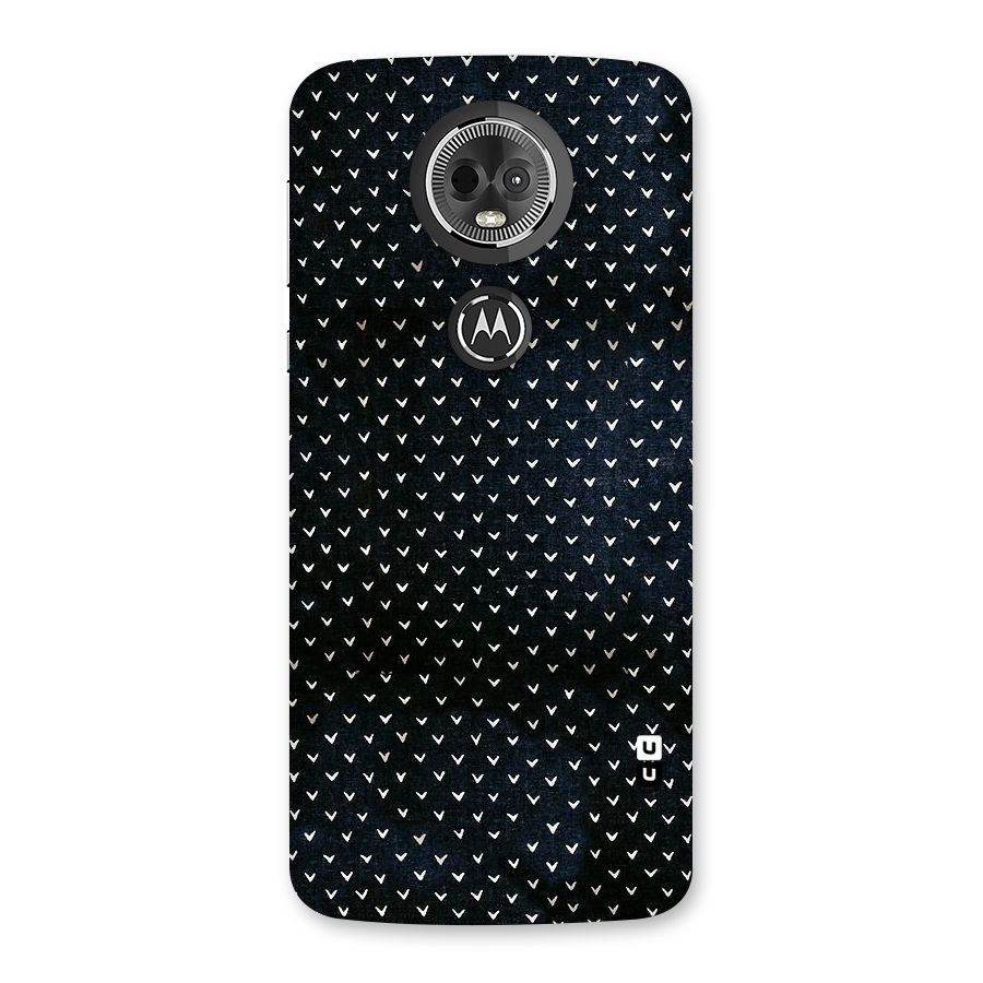 Tiny White Hearts Back Case for Moto E5 Plus