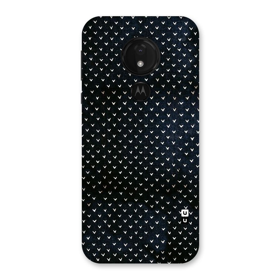 Tiny White Hearts Back Case for Moto G7 Power