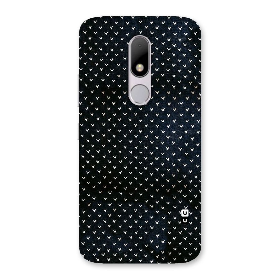 Tiny White Hearts Back Case for Moto M