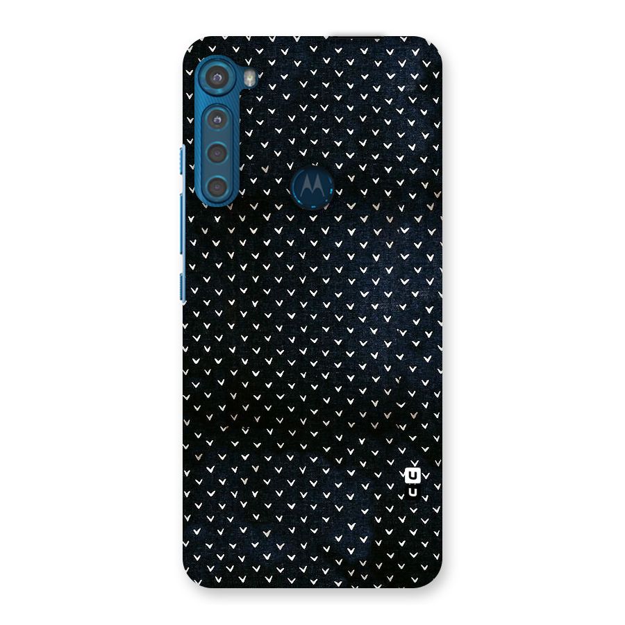 Tiny White Hearts Back Case for Motorola One Fusion Plus