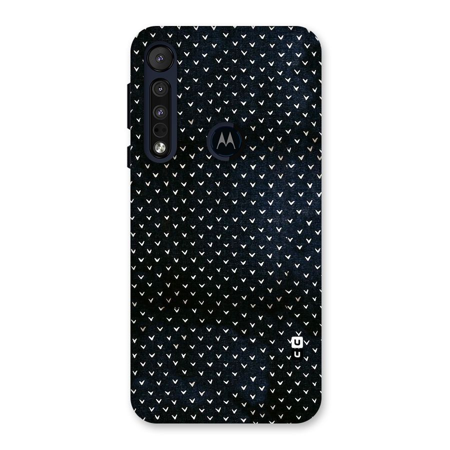 Tiny White Hearts Back Case for Motorola One Macro