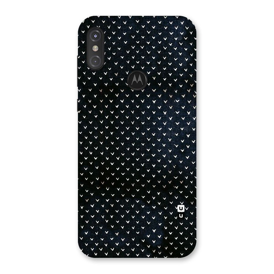 Tiny White Hearts Back Case for Motorola One Power