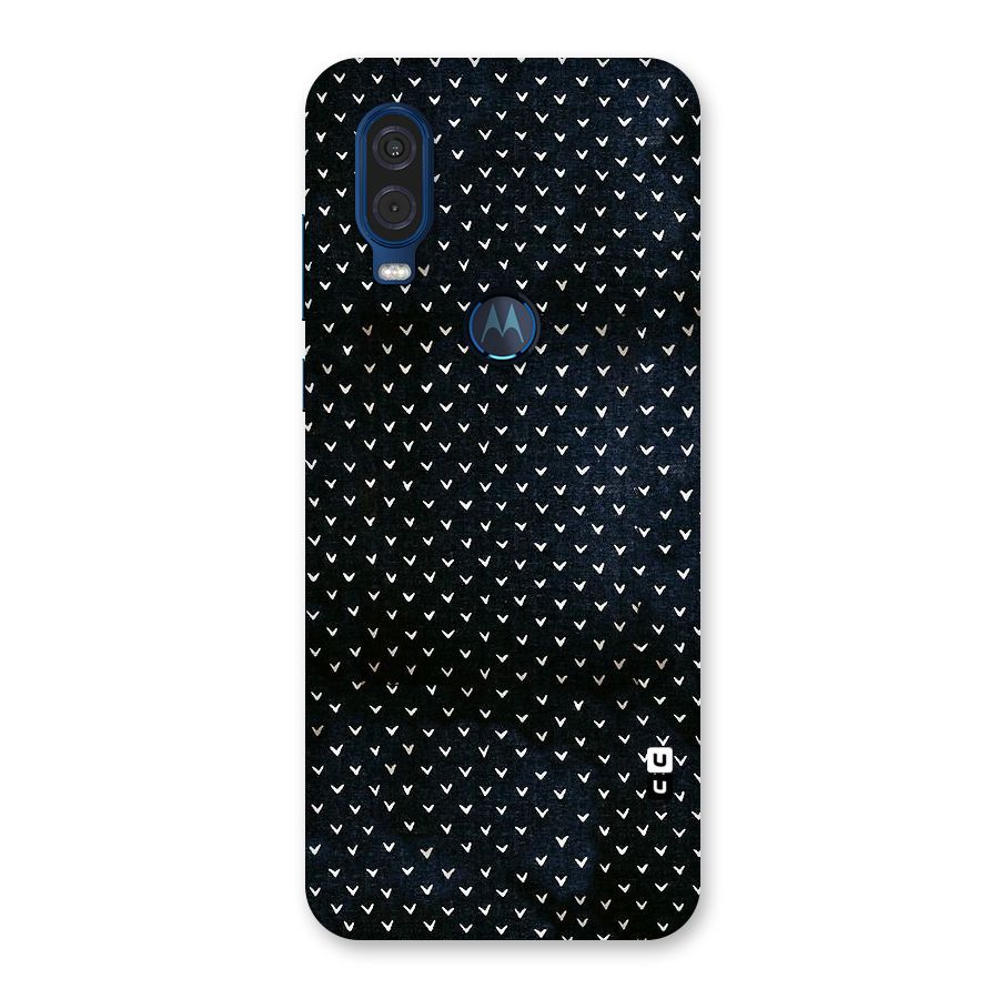 Tiny White Hearts Back Case for Motorola One Vision