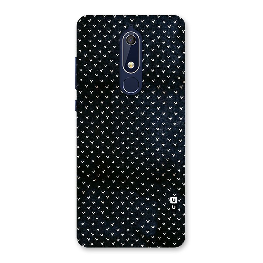 Tiny White Hearts Back Case for Nokia 5.1