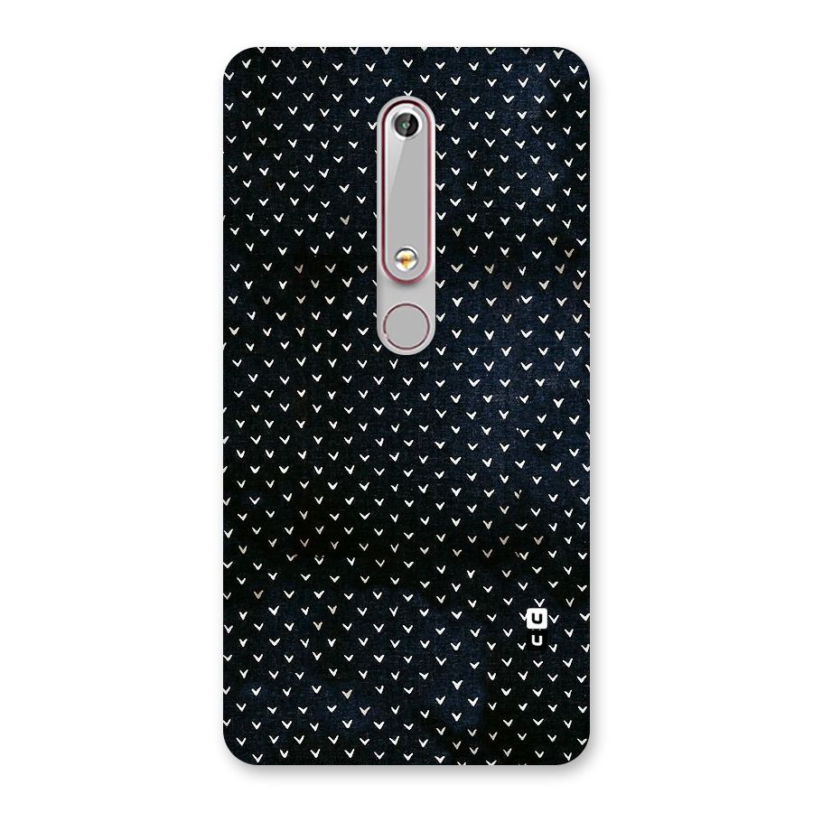 Tiny White Hearts Back Case for Nokia 6.1