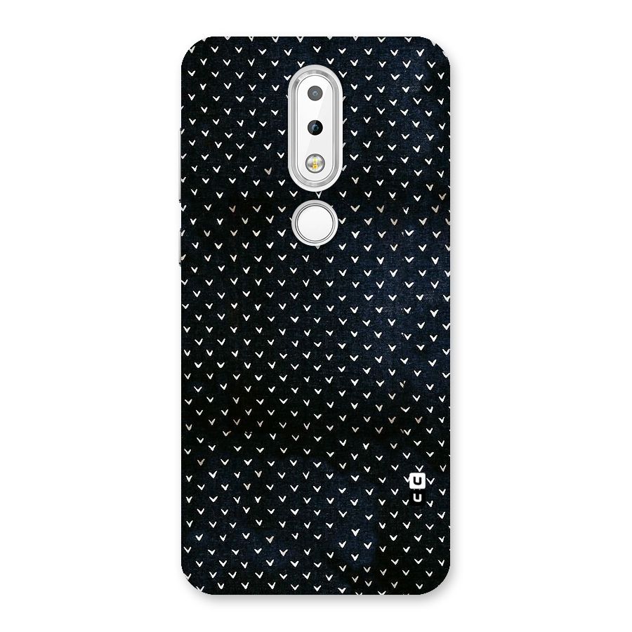 Tiny White Hearts Back Case for Nokia 6.1 Plus