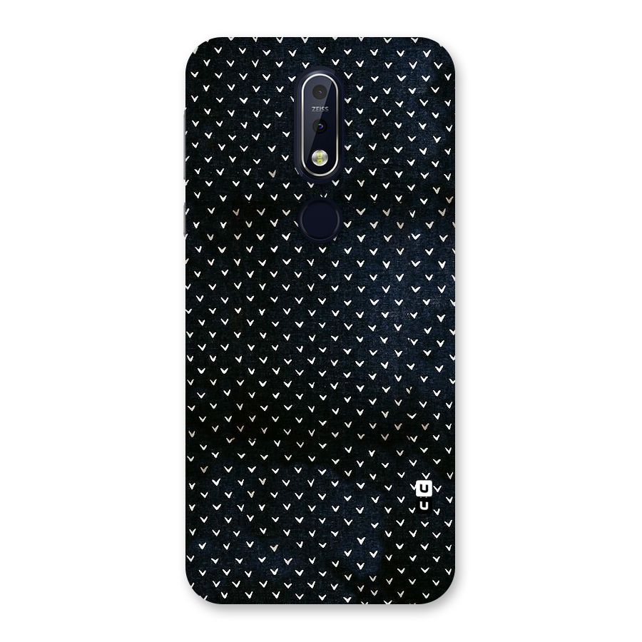 Tiny White Hearts Back Case for Nokia 7.1