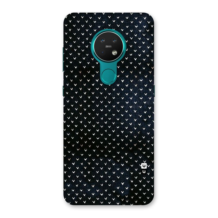 Tiny White Hearts Back Case for Nokia 7.2