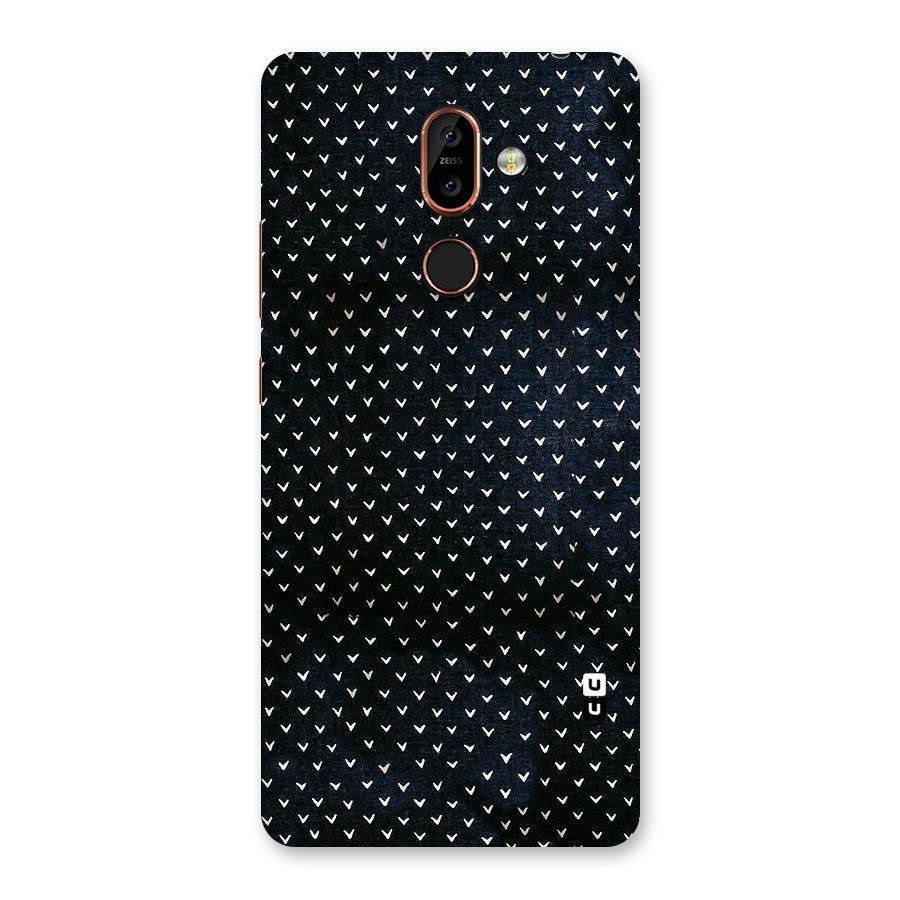 Tiny White Hearts Back Case for Nokia 7 Plus