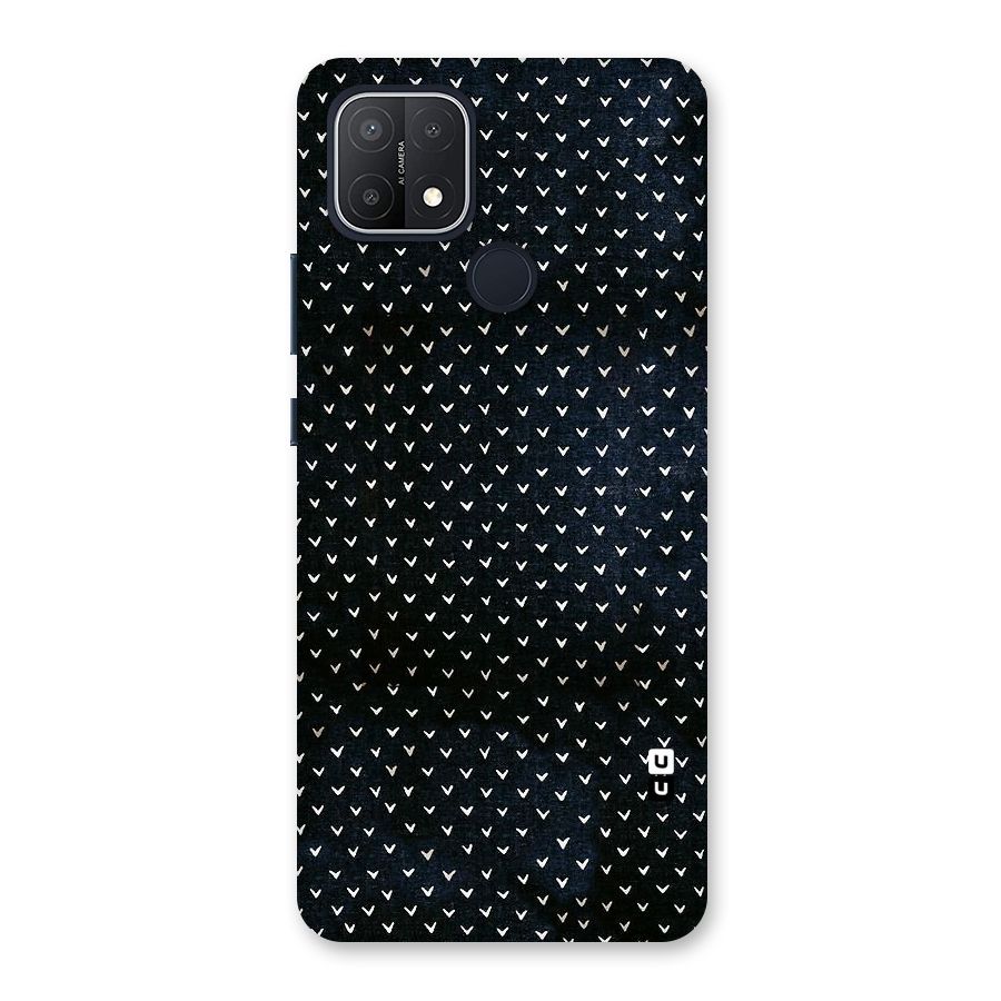 Tiny White Hearts Back Case for Oppo A15