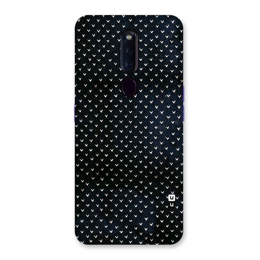 Tiny White Hearts Back Case for Oppo F11 Pro