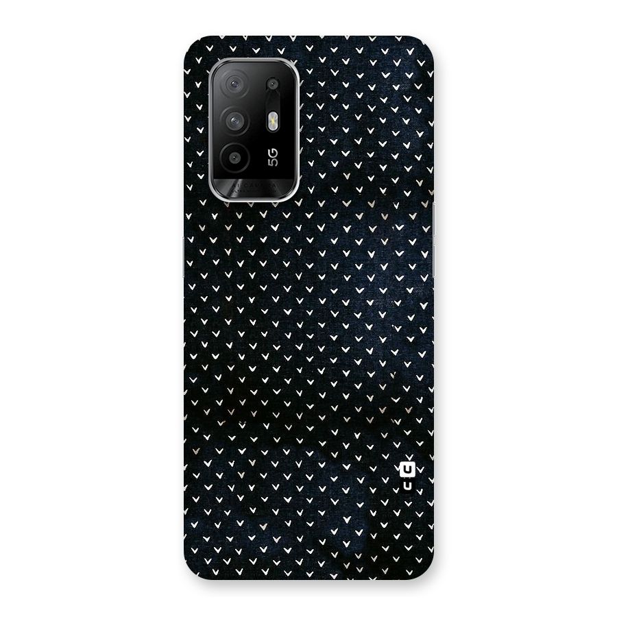 Tiny White Hearts Back Case for Oppo F19 Pro Plus 5G